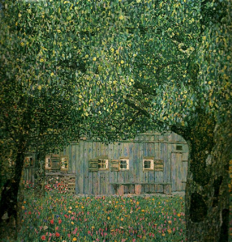 Gustav Klimt bondgard i ovre osterrike Norge oil painting art